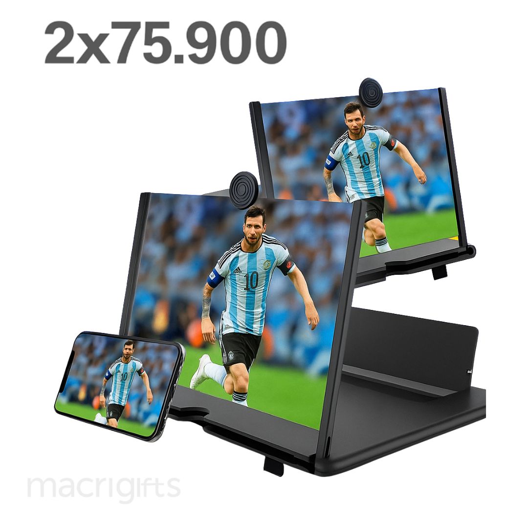 AmplíaPantallas Pro® – Mira cómodo, sin joroba y sin celular en la cara | 2x $75.900