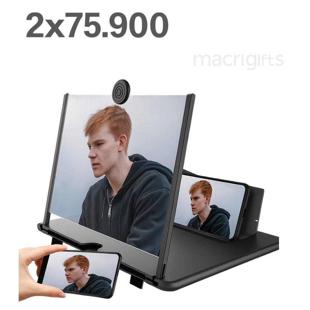 AmplíaPantallas Pro® – Mira cómodo, sin joroba y sin celular en la cara | 2x $75.900