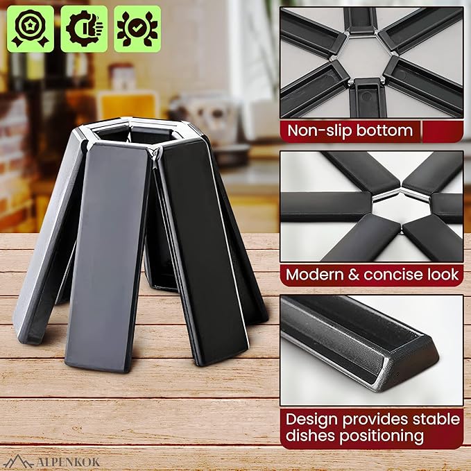 SoportaOllas® – Soporte plegable anticalor