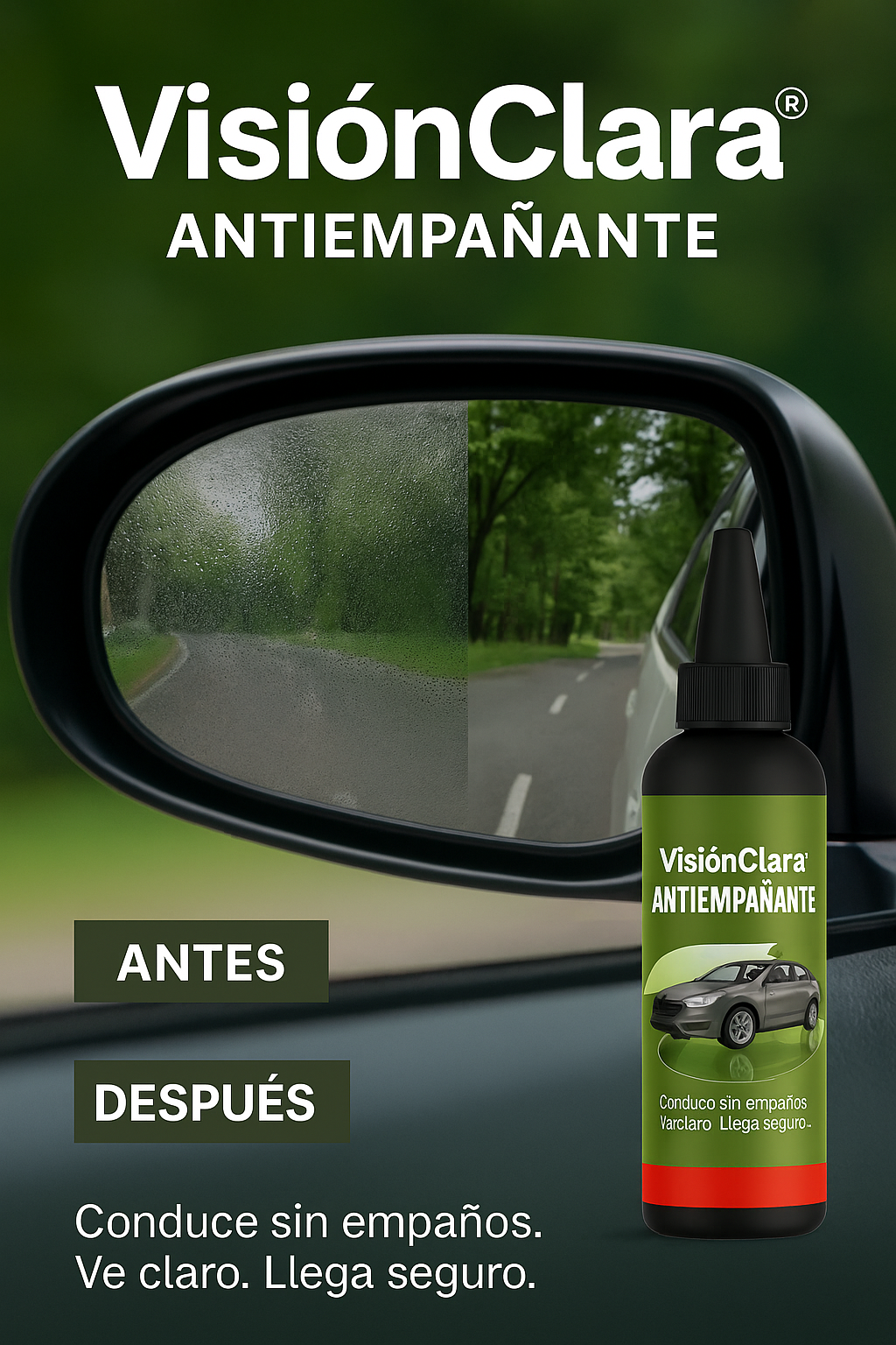 🟩 VisiónClara® Antiempañante 4 Unidades con 60% de descuento
