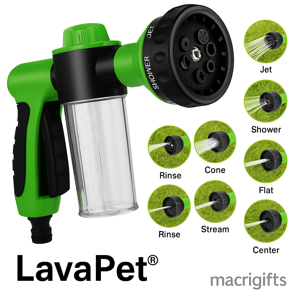LavaPet® – Hidropistola Multiuso con Espuma