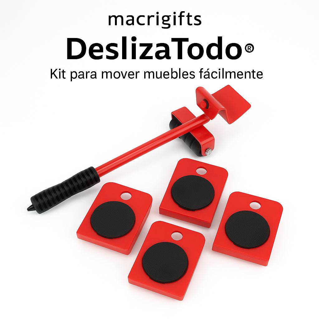 DeslizaTodo® – Mueve muebles pesados sin esfuerzo, sin ayuda y sin rayar tu piso