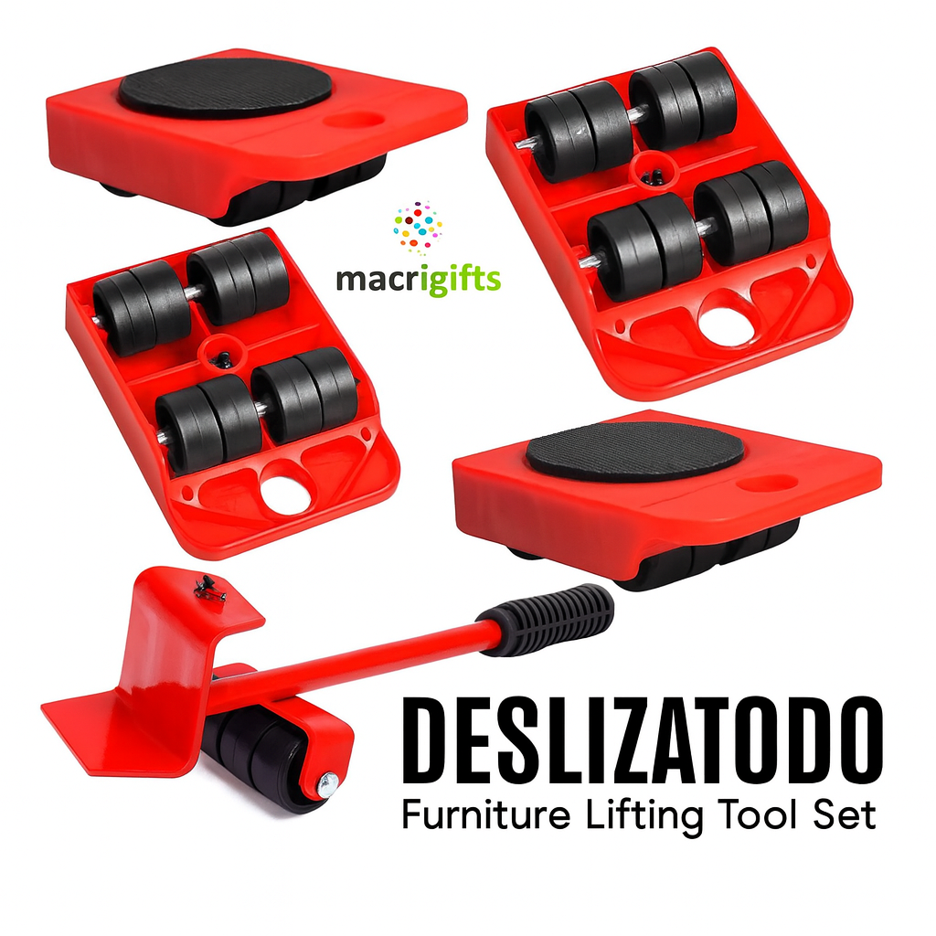 DeslizaTodo® – Mueve muebles pesados sin esfuerzo, sin ayuda y sin rayar tu piso
