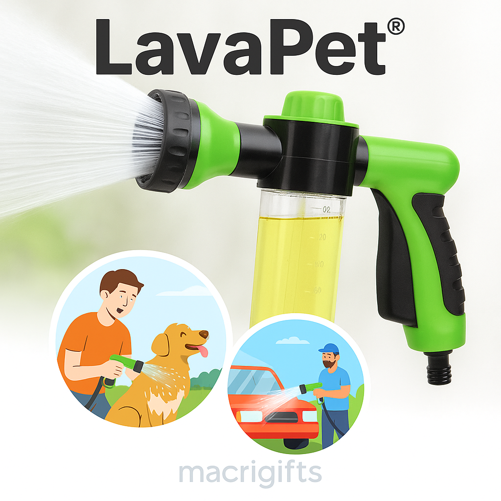 LavaPet® – Hidropistola Multiuso con Espuma