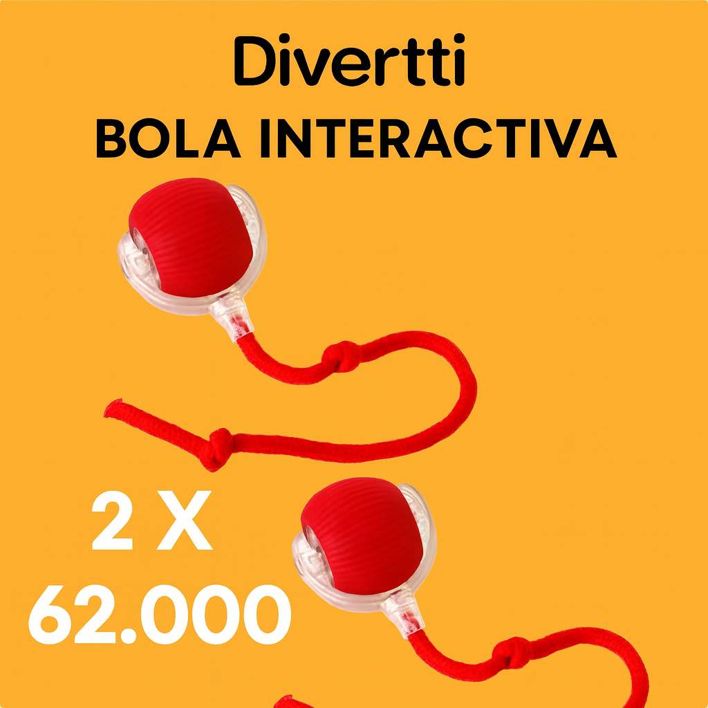 Divertti® – Bola Interactiva 2 x 62.000