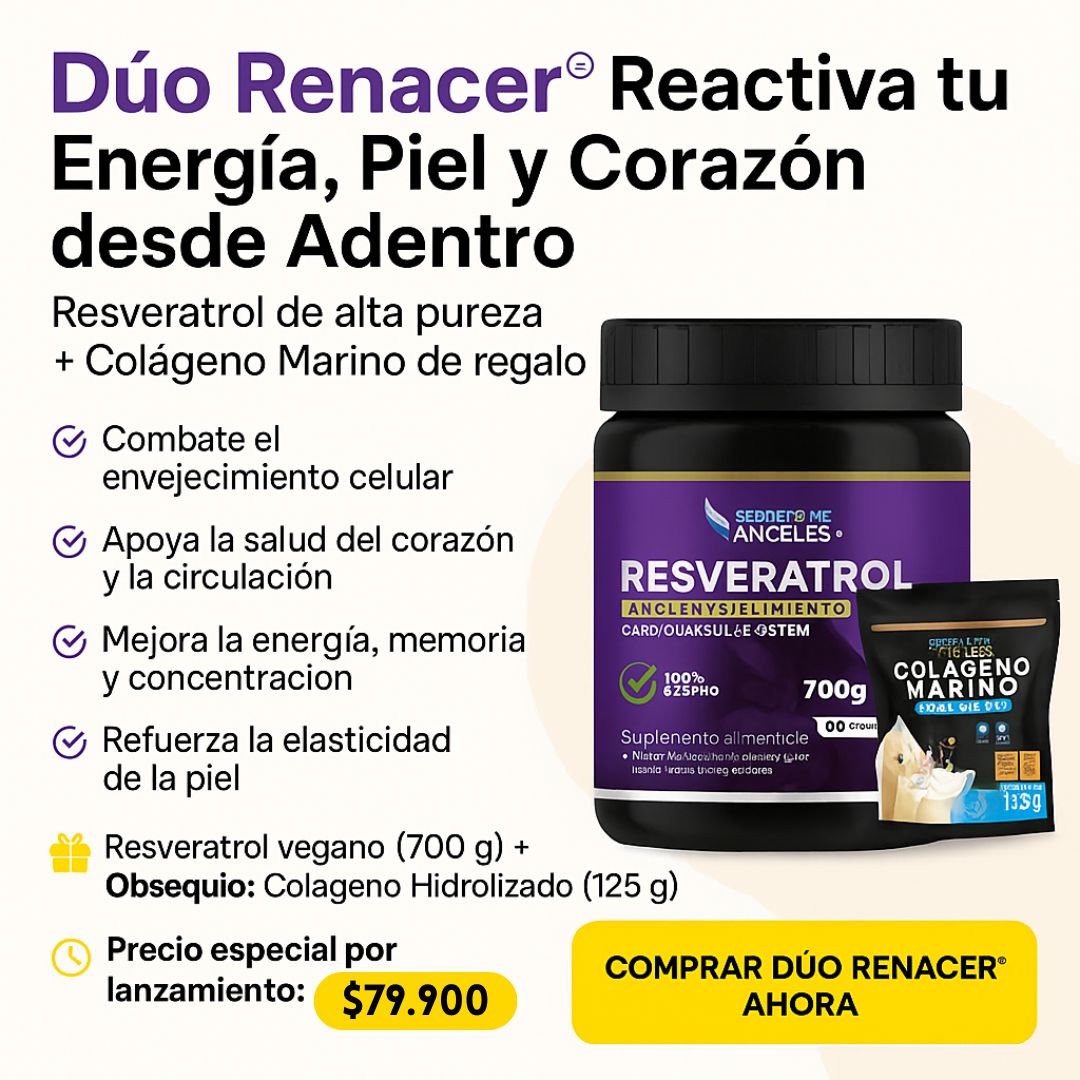 Dúo Renacer® Resveratrol + Colágeno (Obsequio)