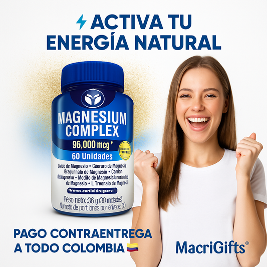 MAGNESIUM COMPLEX® – Energía natural y descanso profundo sin café ni químicos