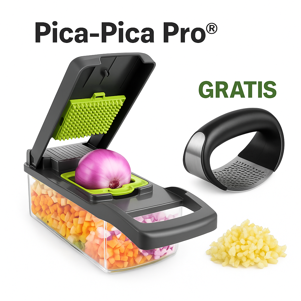 Pica-Pica Pro® – Corta, pica y cocina como chef en segundos