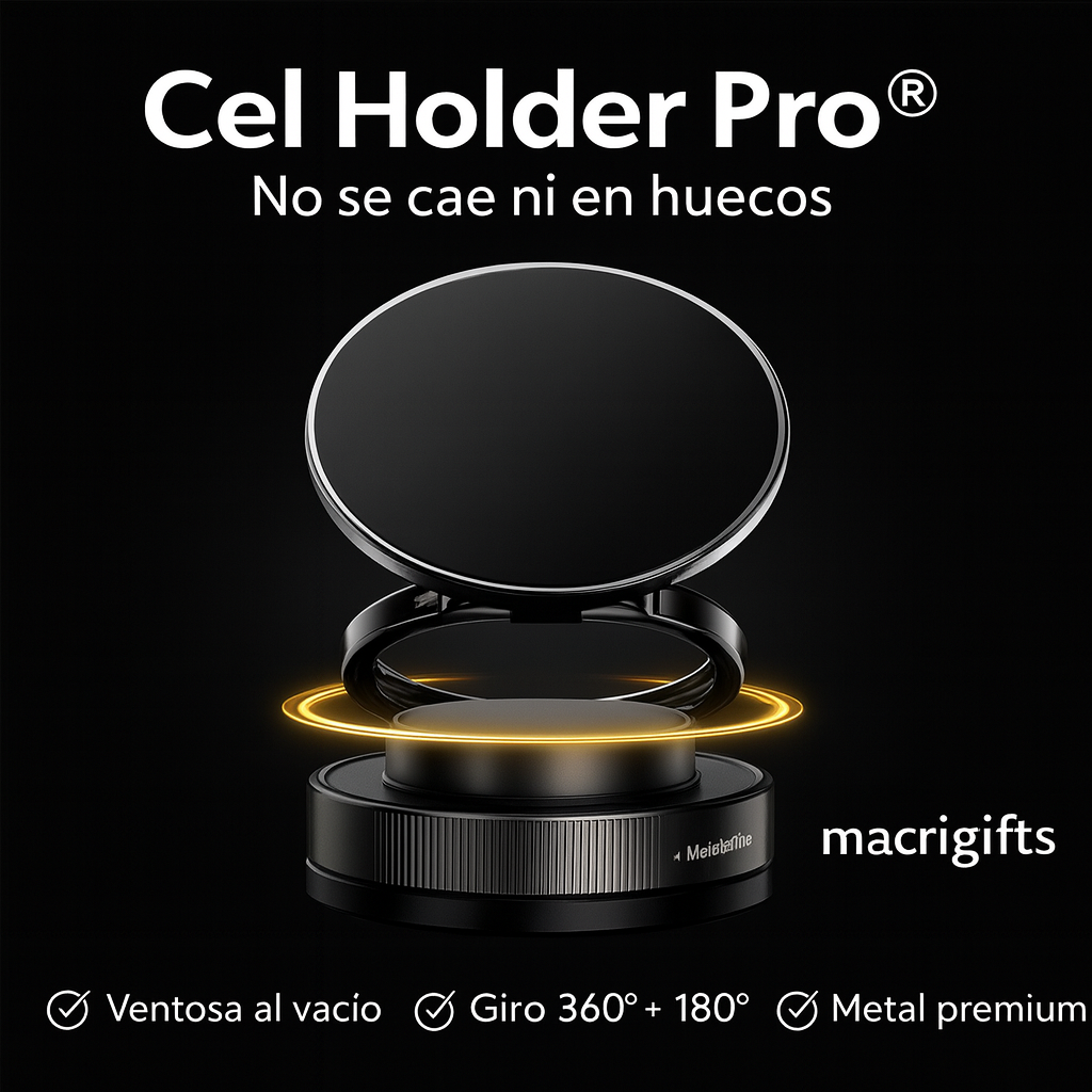 Cel Holder Pro® – Seguridad y elegancia para tu celular en el carro