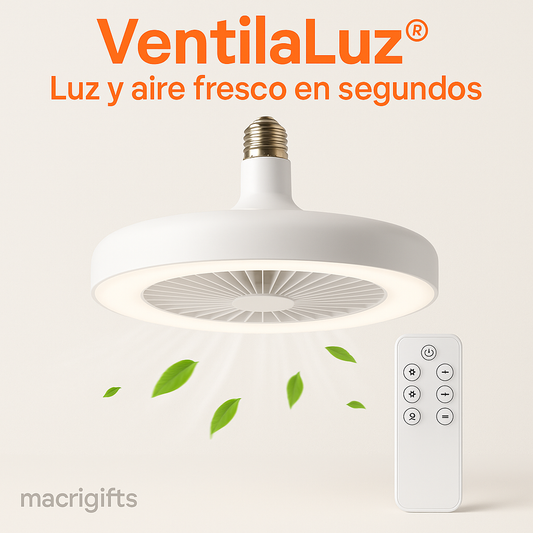 VentilaLuz® – Luz y aire fresco en un solo giro