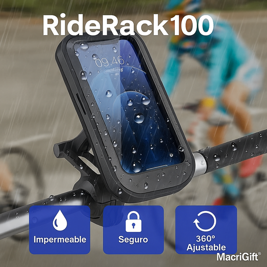 RideRack100® – Tu celular siempre protegido y visible, sin importar el clima