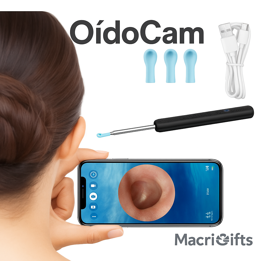 👂OídoCam® - Limpiador con cámara para los oídos