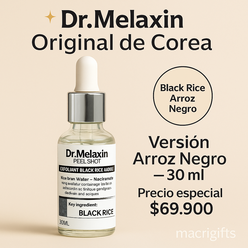 Dr. Melaxin® – Ampolla Exfoliante de Arroz Coreana