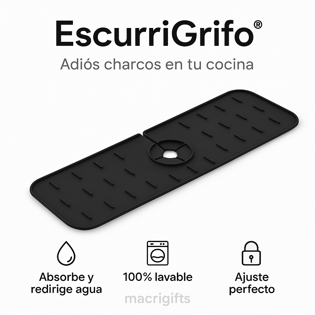 EscurriGrifo® – Mantén tu cocina siempre seca y ordenada