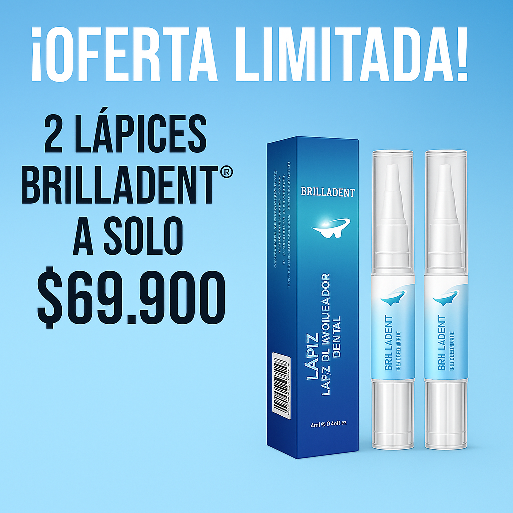 Lápiz BrillaDent® – Sonríe con confianza, sin manchas ni sensibilidad