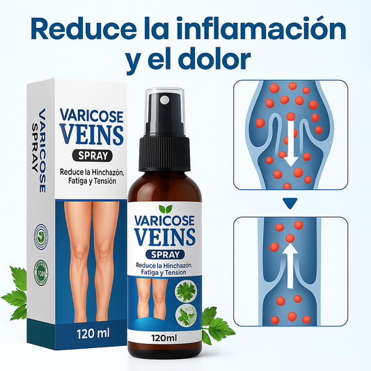 Spray Herbal Antivárices VeinGuard® – Refresca tus piernas y mejora su apariencia