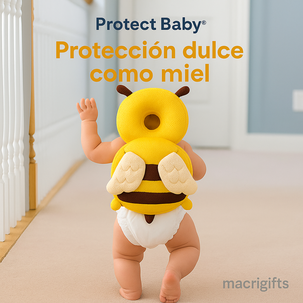 Protect Baby® – El cojín que cuida la cabecita de tu bebé mientras explora