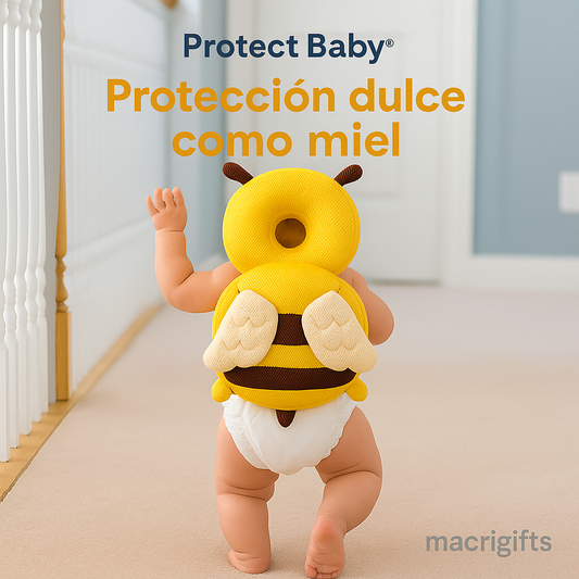 Protect Baby® – El cojín que cuida la cabecita de tu bebé mientras explora