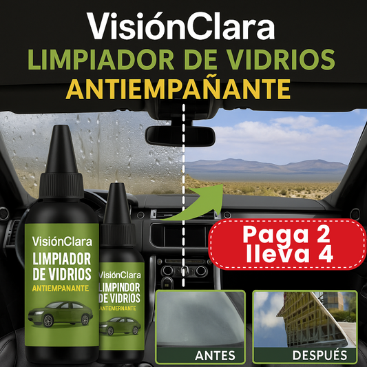 🟩 VisiónClara® Antiempañante 4 Unidades con 60% de descuento