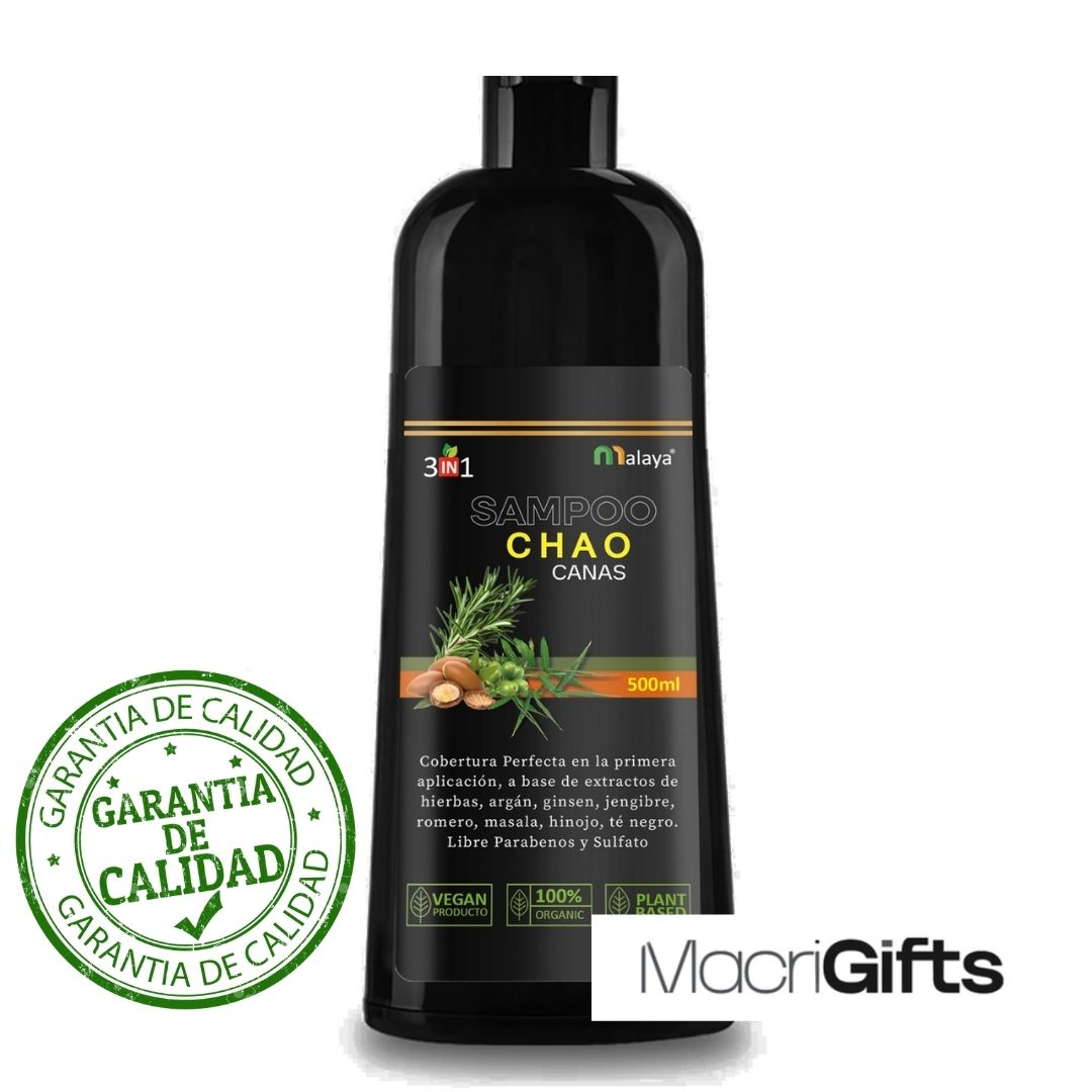 🧴 ChaoCanas Therapy® – ¡Elige tu tono, limpia tu raíz, despídete de las canas!